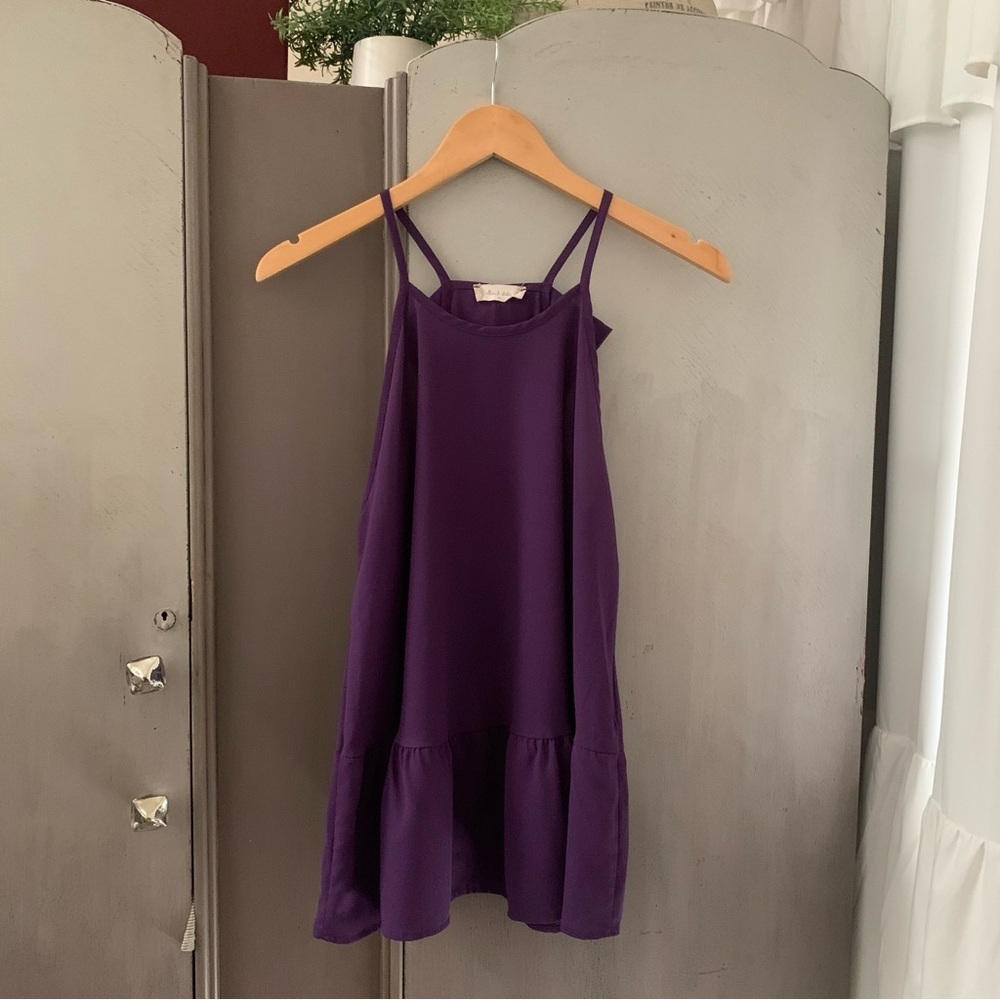 Altar’d State Purple Sleeveless Sleeveless Top
